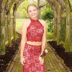 2 Piece Formal - Prom Gown by Sequin Hearts .